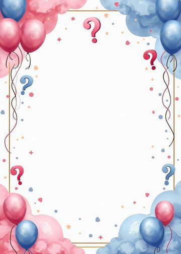 Gender Reveal · Watercolor